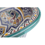 Zanya - Kolorowa umywalka ceramiczna z Maroka