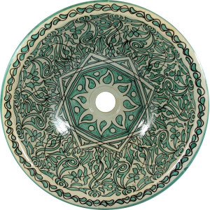Hamza  - Moroccan ceramic sink