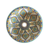 Zanya - Kolorowa umywalka ceramiczna z Maroka