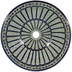 Zanya - Kolorowa umywalka ceramiczna z Maroka
