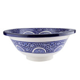 Zanya - Kolorowa umywalka ceramiczna z Maroka