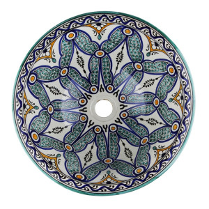 Ruqya  - ceramic arabic sink from Morocco