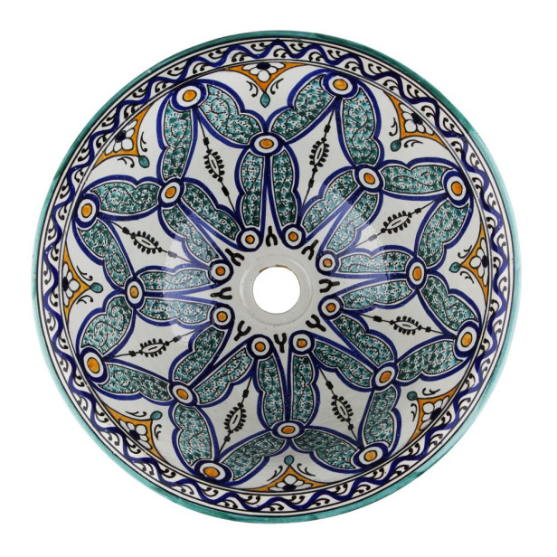 Ruqya  - ceramic arabic sink from Morocco