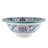 Zanya - Kolorowa umywalka ceramiczna z Maroka