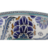 Zanya - Kolorowa umywalka ceramiczna z Maroka