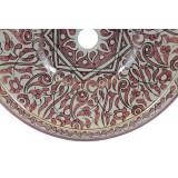 Zanya - Kolorowa umywalka ceramiczna z Maroka