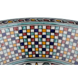 Zanya - Kolorowa umywalka ceramiczna z Maroka