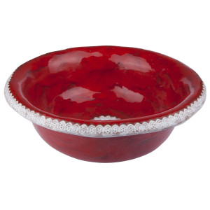 Nikola  - hand formed red sink