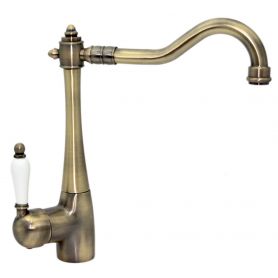 Carmela - brass retro wash basin mixer