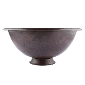 Dorotea - round copper sink from Mexico