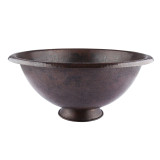 Dorotea - round copper sink from Mexico
