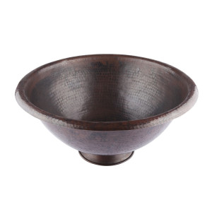 Dorotea - round copper sink from Mexico