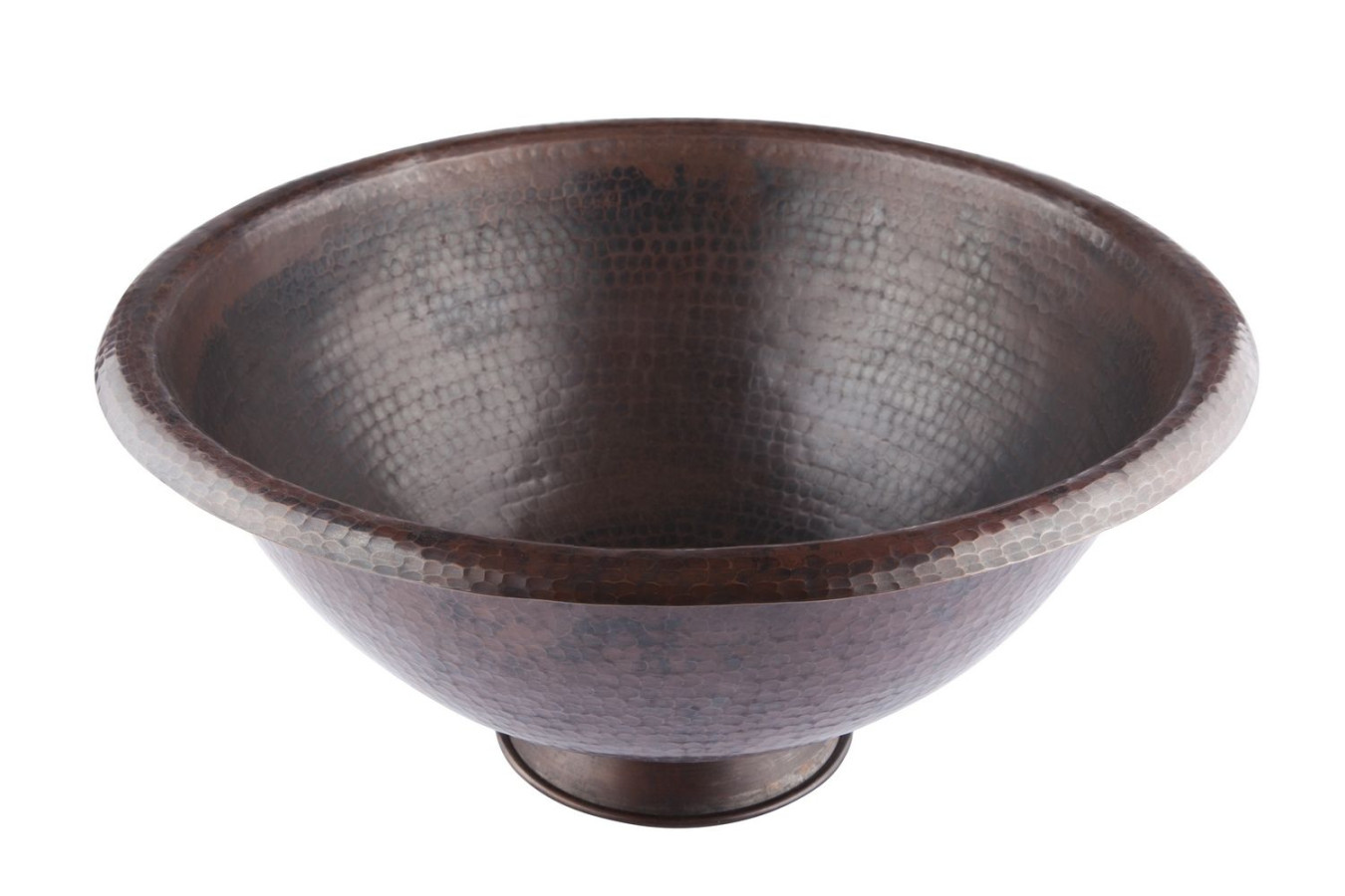 Dorotea - round copper sink from Mexico