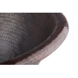 Dorotea - round copper sink from Mexico