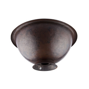 Dorotea - round copper sink from Mexico