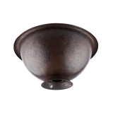 Dorotea - round copper sink from Mexico