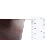 Cubo - round copper sink from Mexico