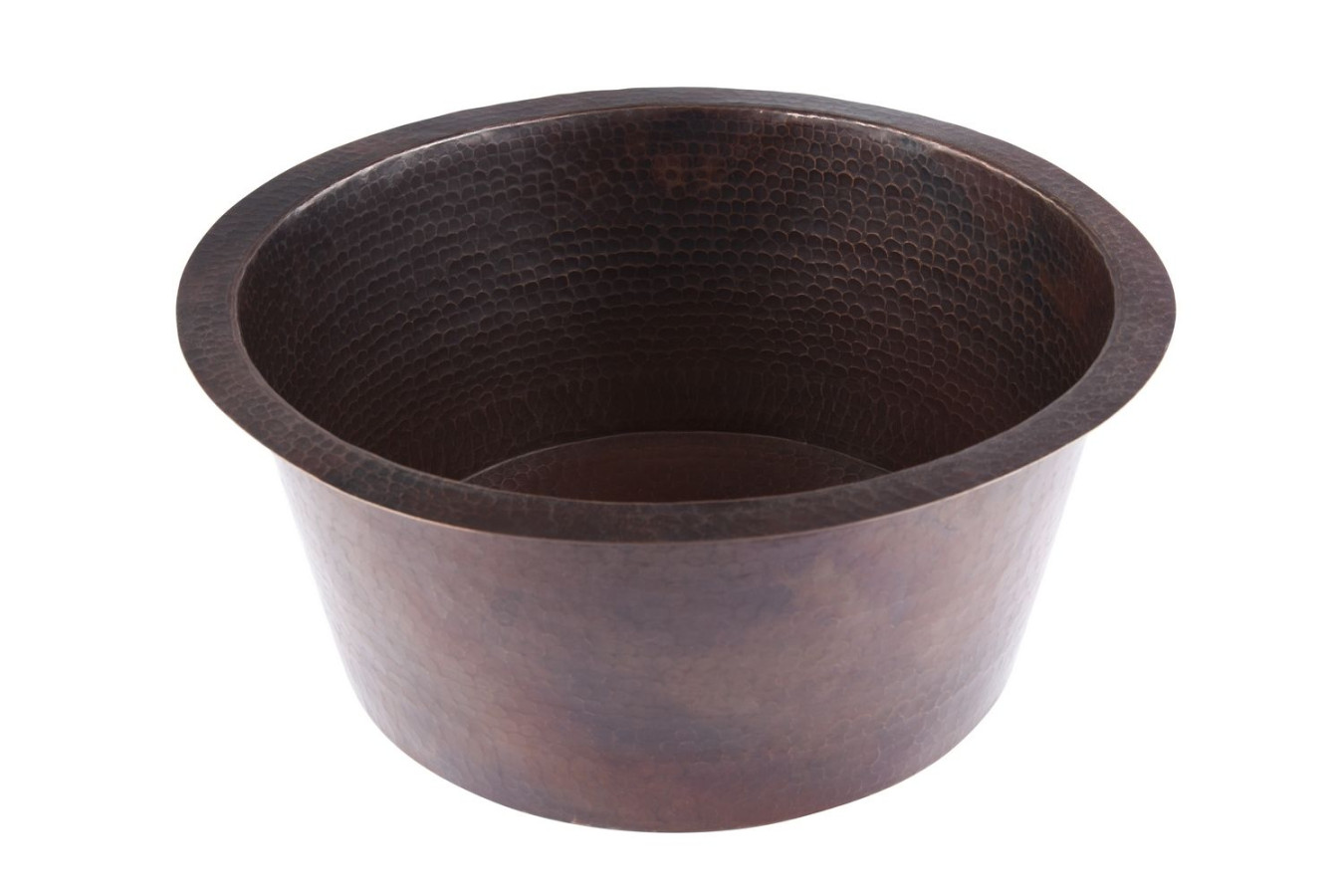Cubo - round copper sink from Mexico