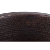 Cubo - round copper sink from Mexico