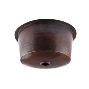 Cubo - round copper sink from Mexico