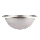 Maya - drop-in nickel plated sink from Mexico