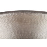 Maya - drop-in nickel plated sink from Mexico