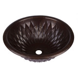 Margarita - round copper sink from Mexico