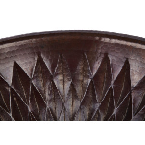 Margarita - round copper sink from Mexico