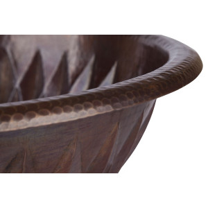 Margarita - round copper sink from Mexico