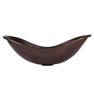 Erizo - Copper sink - Curved vessel