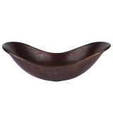 Erizo - Copper sink - Curved vessel