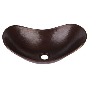 Erizo - Copper sink - Curved vessel