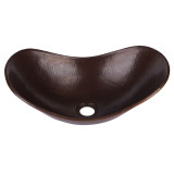 Erizo - Copper sink - Curved vessel