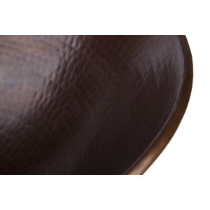 Erizo - Copper sink - Curved vessel