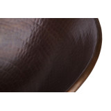 Erizo - Copper sink - Curved vessel