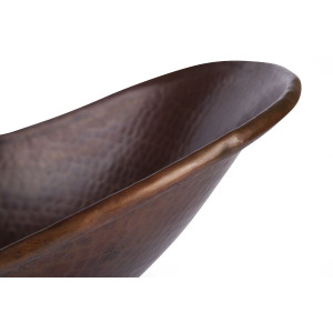 Erizo - Copper sink - Curved vessel