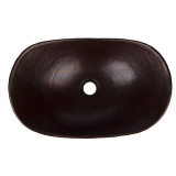Erizo - Copper sink - Curved vessel