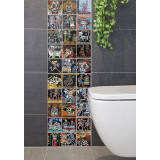 Cartrina mix - Calavera, Day of the dead Patchwork Mexican tiles