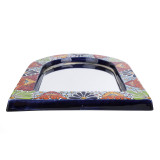 Adorno - mexican half-round mirror