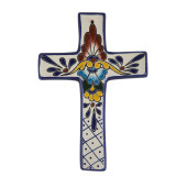 Cruz - colorful cross symbol on the wall