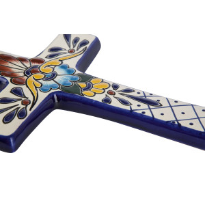 Cruz - colorful cross symbol on the wall