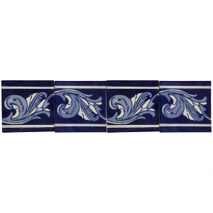Mariposa - A set of Mexican tiles with a border