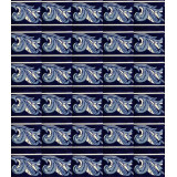 Asturia Cenefa - mexican tile Talavera - 1 piece