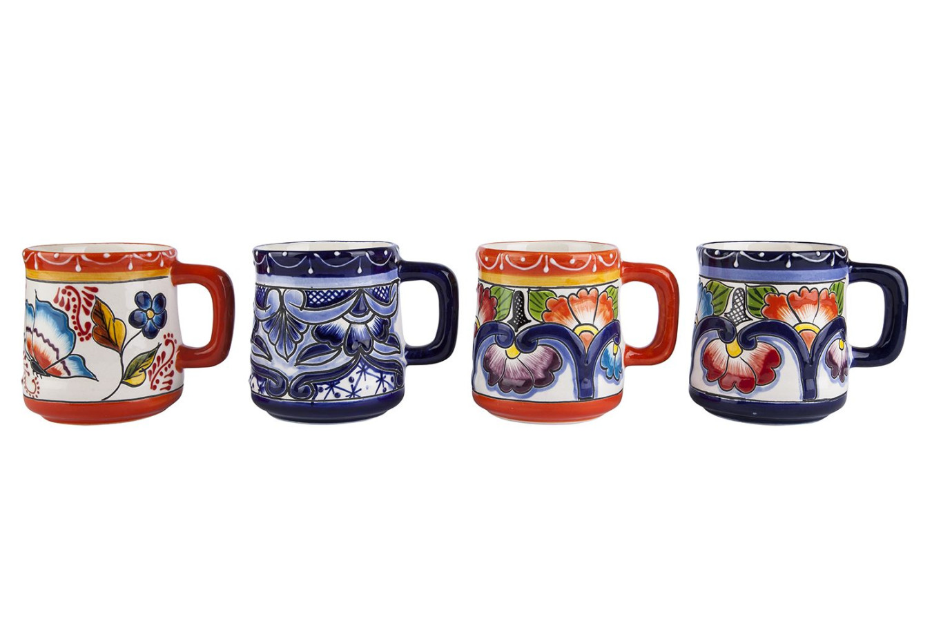 Set of 4 Talavera mugs