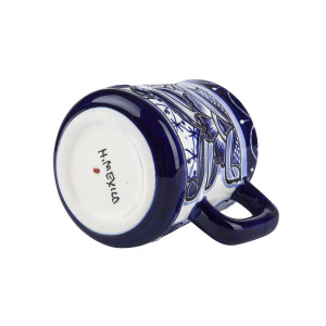 Mug Talavera - relief, cobalt colour - 350 ml