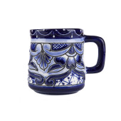 Mug Talavera - relief, cobalt colour - 350 ml