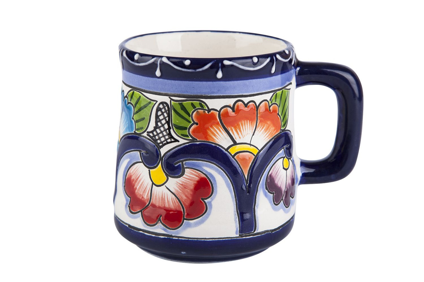 Mug talavera - flower pattern - 350 ml