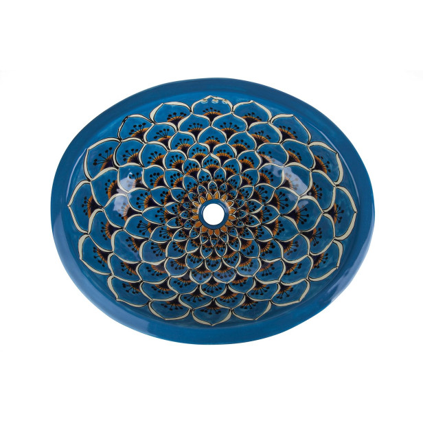 Aqua Azul - Mexican Talavera sink