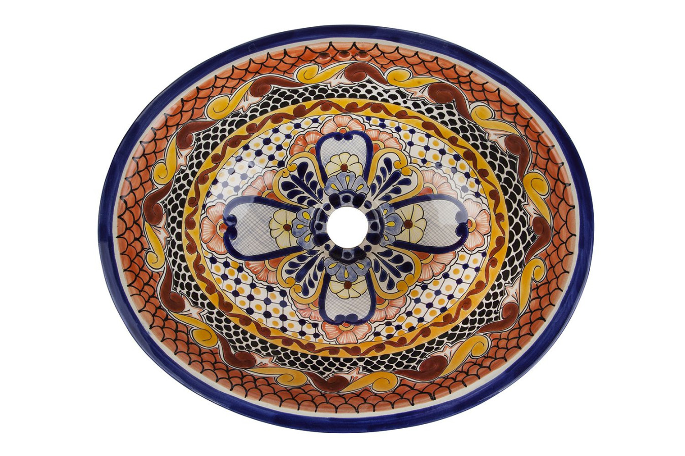 Ynes - Talavera drop-in sink