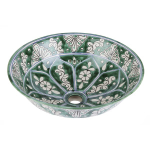 Baila - Green Mexican sink